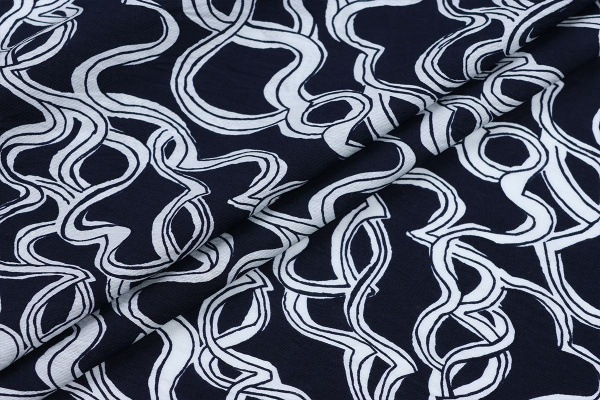 Ткань плательно-блузочная вискоза нейлон, Maks Style, вискоза 80%, нейлон 20%, арт. MS- 1173 D- 45