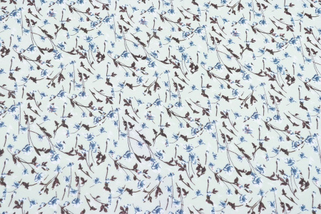 Ткань плательно-блузочная шифон, Maks Style, цветочный принт, арт. MS- 1195 D- 6