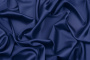 Ткань плательно-блузочная однотонная Армани шелк, Maks Style, цвет синий, арт 1132 D-49