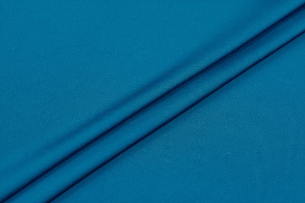 Ткань плательно-блузочная однотонная Армани шелк, Maks Style, цвет синий, арт 1132 D-24