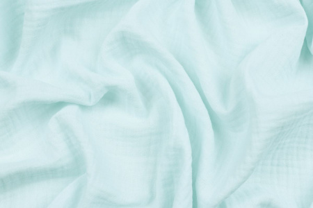 Ткань плательно-блузочная муслин однотонный, Maks Style, хлопок 100%, цвет светло-голубой, арт. 1162 D-5