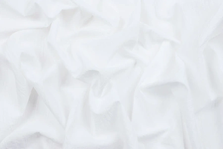 Ткань плательно-блузочная марлевка однотонная, Maks Style, хлопок 100%, цвет белый, арт. 1114 D-2