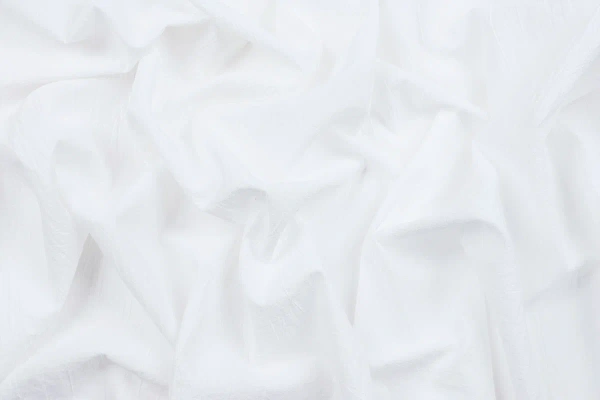 Ткань плательно-блузочная марлевка однотонная, Maks Style, хлопок 100%, цвет белый, арт. 1114 D-2