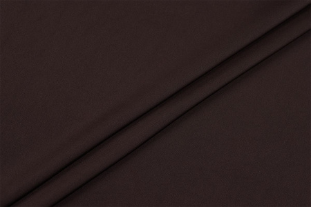 Ткань плательно-блузочная однотонная Армани шелк, Maks Style, цвет коричневый, арт 1132 D-35