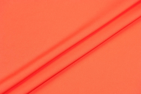 Ткань плательно-блузочная однотонная Армани шелк, Maks Style, цвет оранжевый, арт 1132 D-36