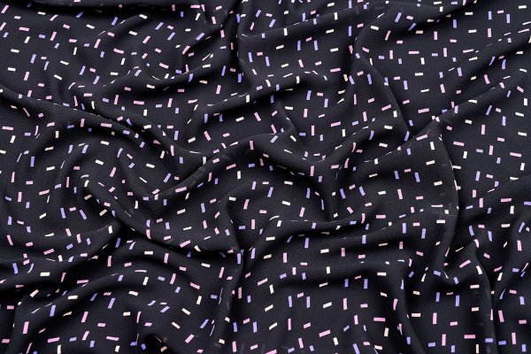 Ткань плательно-блузочная шифон, Maks Style, полоски арт MS- 1241 D-B04Z3472 C-2