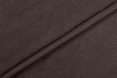 Ткань костюмная замша однотонная, Maks Style, цвет коричневый, арт. MS- 3248 D-11 