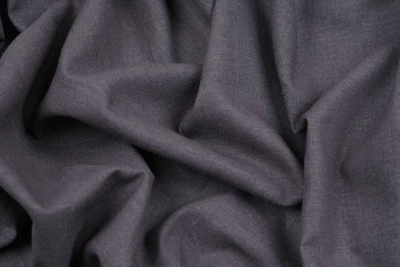 Ткань плательно-костюмная лён вискоза однотонная, Maks Style, цвет серо-фиолетовый, арт. MS- 1161 D-13