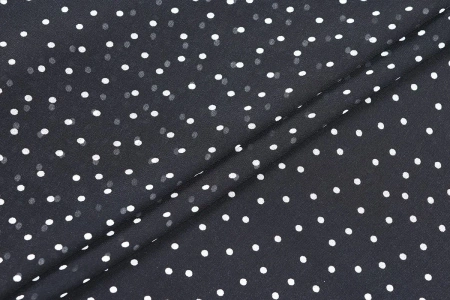 Ткань плательно-блузочная шифон, Maks Style, горох арт MS- 2206 D-B01Z2251 C-1