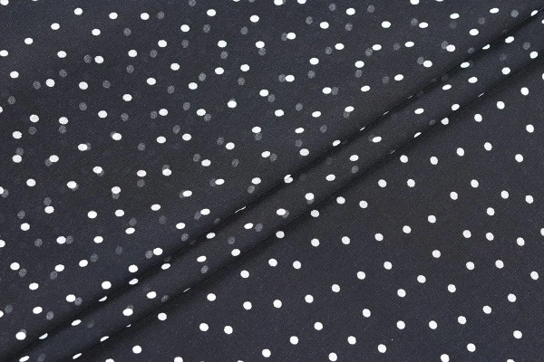 Ткань плательно-блузочная шифон, Maks Style, горох арт MS- 2206 D-B01Z2251 C-1