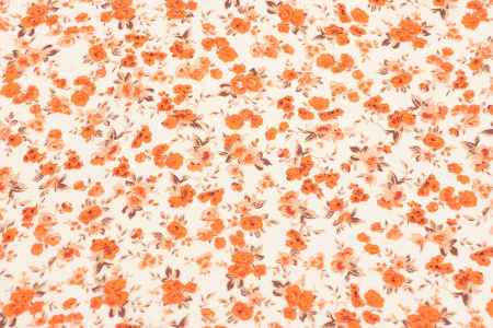 Ткань плательно-блузочная шифон, Maks Style, цветочный принт, арт. MS- 1234 D-87 C-1