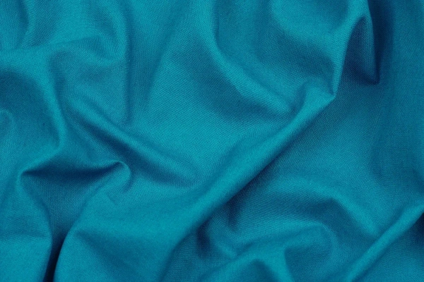 Ткань плательно-костюмная лён вискоза хлопок однотонный, Maks Style, цвет бирюзовый, арт. MS- 1160 D-29