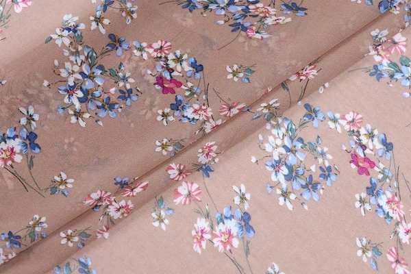 Ткань плательно-блузочная шифон, Maks Style, арт MS- 1242 D-3 C-3