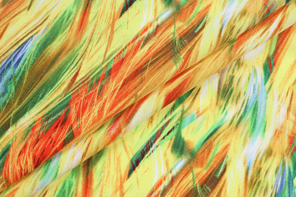 Ткань плательно-блузочная штапель, Maks Style, вискоза 100%, акварель, арт. MS- 1215 D- 4