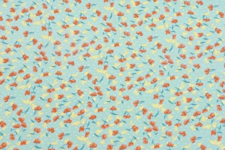 Ткань плательно-блузочная шифон, Maks Style, цветочный принт, арт.SI- 2493-16 D-26 C-3