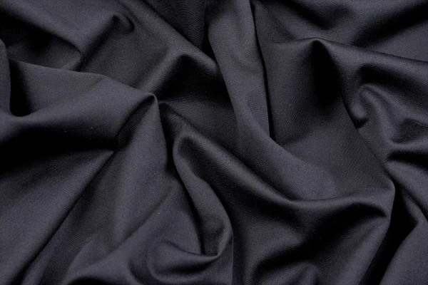 Трикотажное полотно Нейлон Рома Джерси 450 гр. Maks Style, цвет черный, арт. 2026 D-14