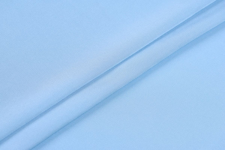 Ткань плательно-блузочная однотонная Армани шелк, Maks Style, цвет голубой, арт 1132 D-30