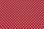 Ткань плательно-блузочная штапель, Maks Style, вискоза 100%, красный принт горох, арт. MS- 1146 D-30 С-6