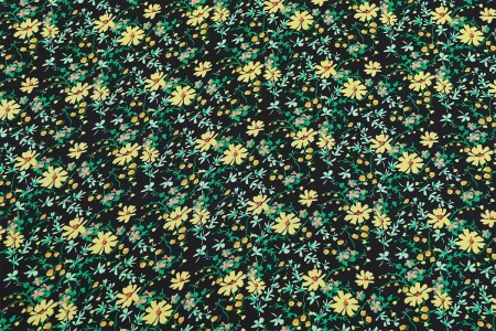 Ткань плательно-блузочная шифон, Maks Style, цветочный принт, арт. MS- 1234 D-30 C-1