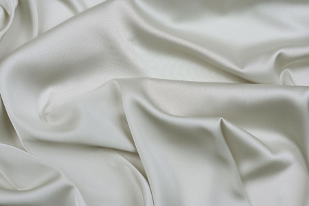 Ткань плательно-блузочная однотонная Армани шелк, Maks Style, цвет светло-серый, арт 1132 D-17