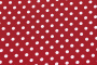 Ткань плательно-блузочная штапель, Maks Style, вискоза 100%, красный принт горох, арт. MS- 1146 D-29 С-6