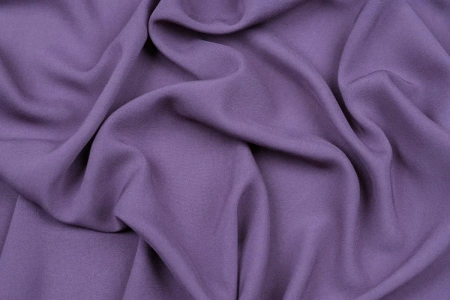 Ткань плательно-блузочная штапель однотонный, Maks Style, вискоза 100%, цвет фиолетовый, арт. MS- 2453 D-37