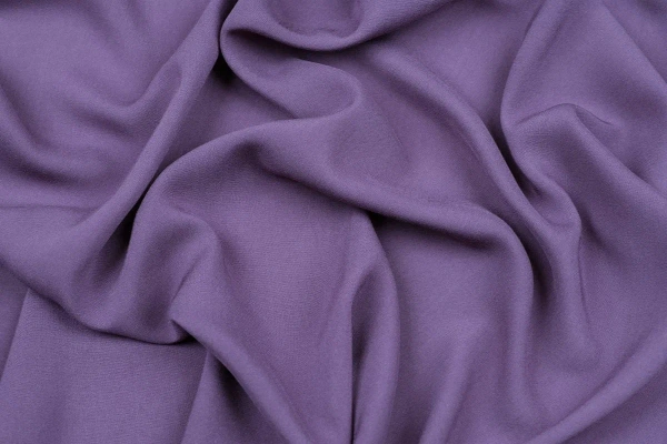 Ткань плательно-блузочная штапель однотонный, Maks Style, вискоза 100%, цвет фиолетовый, арт. MS- 2453 D-37