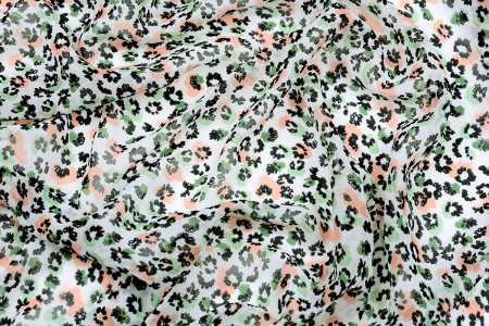 Ткань плательно-блузочная шифон, Maks Style, цветочный принт, арт. MS- 1234 D- 10 C-2