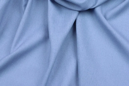 Ткань плательно-костюмная лён вискоза хлопок однотонный, Maks Style, цвет синий, арт. MS- 1160 D-7