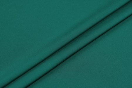 Ткань плательно-блузочная однотонная Армани шелк, Maks Style, цвет темно-зеленый, арт 1132 D-43