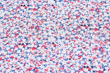 Ткань плательно-блузочная штапель, Maks Style, вискоза 100%, цветочный принт сиреневый, арт. MS- 2201 D-27