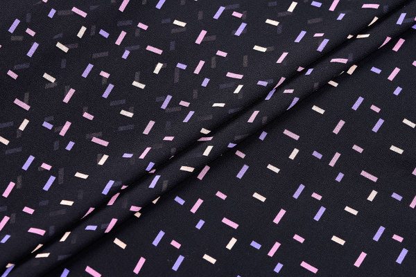 Ткань плательно-блузочная шифон, Maks Style, полоски арт MS- 1241 D-B04Z3472 C-2