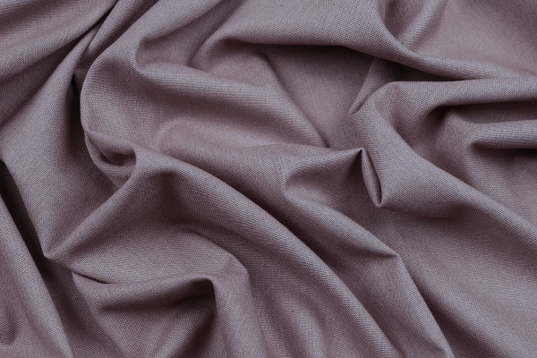 Ткань плательно-костюмная лён вискоза хлопок однотонный, Maks Style, цвет серо-сиреневый, арт. MS- 1160 D-16