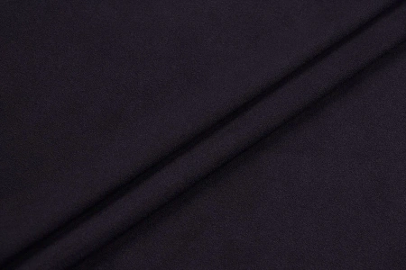 Ткань костюмная замша однотонная, Maks Style, цвет темно-фиолетовый, арт. MS- 3248 D-9