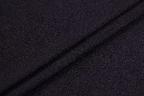 Ткань костюмная замша однотонная, Maks Style, цвет темно-фиолетовый, арт. MS- 3248 D-9