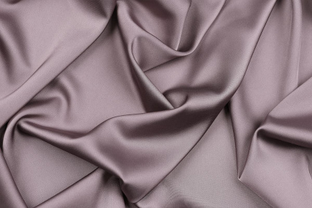 Ткань плательно-блузочная однотонная Армани шелк, Maks Style, цвет коричневый, арт 1132 D-47