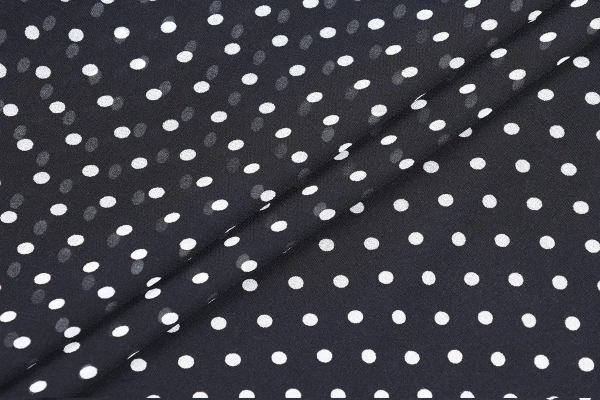 Ткань плательно-блузочная шифон, Maks Style, горох, арт MS- 1234 D-LS210578-1D C-4