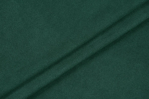 Ткань костюмная замша однотонная, Maks Style, цвет изумрудный, арт. MS- 3248 D-7