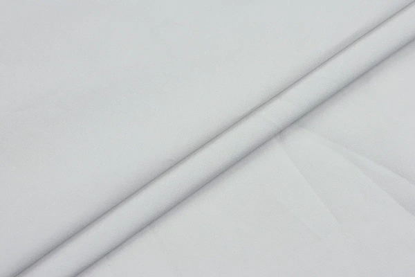 Ткань плательно-блузочная хлопок поплин однотонный, Maks Style, хлопок 100%, цвет белый, арт. 1159 D-2