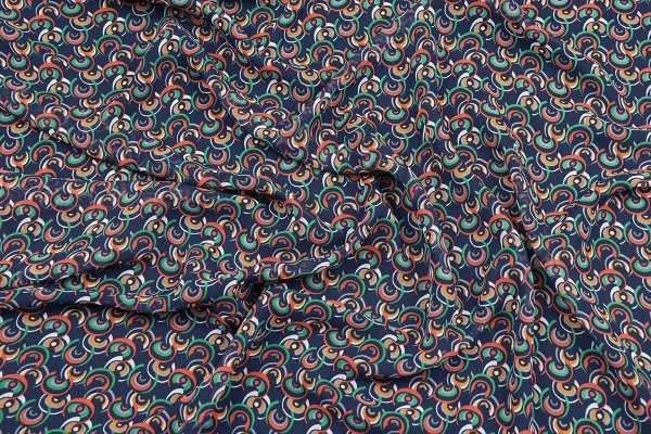 Ткань плательно-блузочная шифон,  Maks Style, арт SI- 3778-18 D-101350B C-A