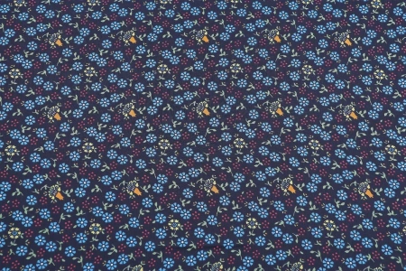 Ткань плательно-блузочная шифон, Maks Style, цветочный принт, арт. MS- 1127 D-10 C-2