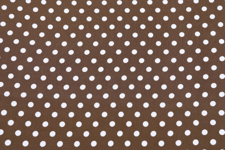 Ткань плательно-блузочная штапель, Maks Style, вискоза 100%, коричневый принт горох, арт. MS- 1146 D-29 С-8