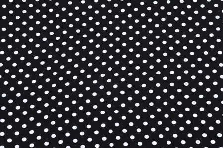 Ткань плательно-блузочная штапель, Maks Style, вискоза 100%, черный принт горох, арт. MS- 1146 D-30 С-3