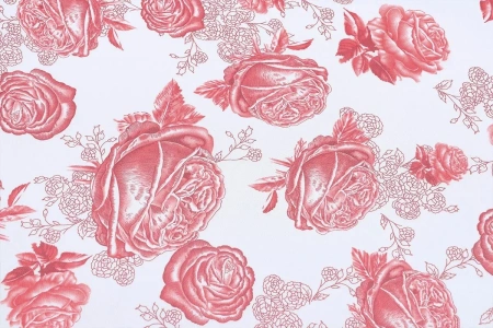 Ткань плательно-блузочная шифон,  Maks Style, цветочный принт, арт 3778 D-1009990 C-2