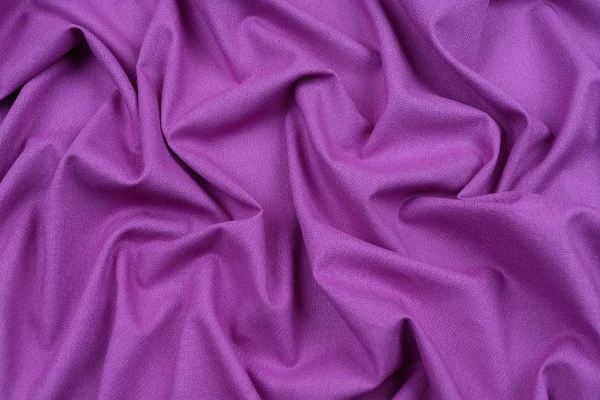 Ткань плательно-костюмная лён вискоза хлопок однотонный, Maks Style, цвет фиолетовый, арт. MS- 1160 D-27