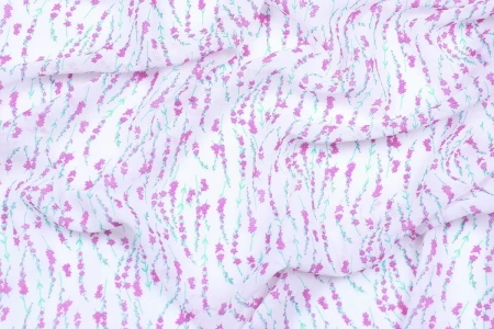 Ткань плательно-блузочная шифон, Maks Style, цветочный принт, арт MS- 1234 D-61 C-1