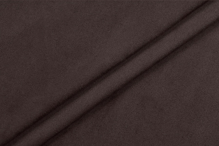 Ткань костюмная замша однотонная, Maks Style, цвет коричневый, арт. MS- 3248 D-11 