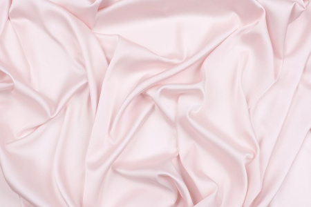 Ткань плательно-блузочная однотонная Армани шелк, Maks Style, цвет светло-розовый, арт 1132 D-39