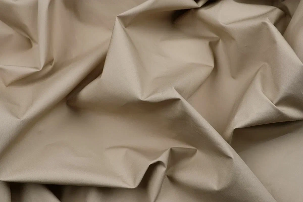 Ткань плательно-блузочная хлопок поплин однотонный, Maks Style, хлопок 100%, цвет бежевый, арт. 1159 D-4