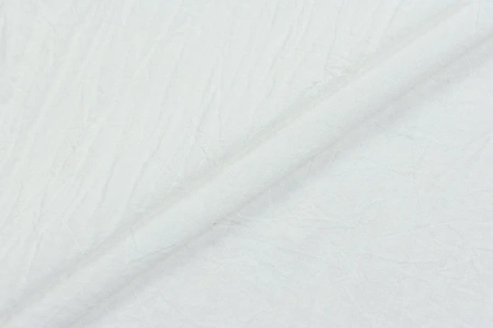 Ткань плательно-блузочная марлевка однотонная, Maks Style, хлопок 100%, цвет белый, арт. 1114 D-2